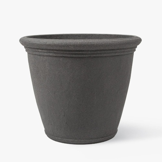 29 in. Antique Bronze Resin Barcelona Planter. $188 MSRP