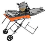 Ridgid 10 in. Wet Tile Saw with Stand. $919 MSRP