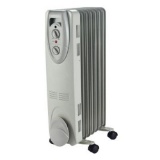 1500-Watt Electric Oil-Filled Radiant Portable Heater - Grey. $46 MSRP