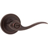 Kwikset Tustin Venetian Bronze Entry Door Lever Featuring SmartKey Security. $62 MSRP