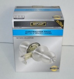 Defiant Entry Keyed Privacy Locks Stainless Steele Door Knobs Contractor Pack. $46 MSRP