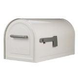 Reliant White Locking Post Mount Mailbox, Whites. $91 MSRP