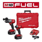 Milwaukee M18 FUEL 18-Volt Lithium-Ion Brushless Cordless Hammer Drill & Impact Driver. $436 MSRP