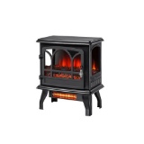 Hampton Bay Kingham 1,000 sq. ft. Panoramic Infrared Electric Stove in Black w/ Thermostat $114 MSRP