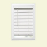 Home Decorators Collection White Cordless 2 in. Faux Wood Blind - 35 in. W x 64 in. L. $45 MSRP