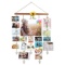 O-KIS Photo Display, Picture Frame Collage by Multi Photo Display with 20 Clips. $15 MSRP