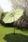 9' Market Patio Umbrella with Tilt and Crank - Light Lime Green. $35 MSRP