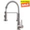 Friho Lead-Free Brushed Nickel Single Handle Single Lever Pull Out Pull Down Sprayer. $167 MSRP