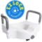 Vaunn Medical Elevated Raised Toilet Seat and Commode Booster Seat Riser. $60 MSRP
