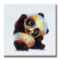 SEVEN WALL ARTS 100% Hand Painted Oil Painting Animal Cute Panda. $69 MSRP