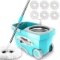 Tsmine Bucket System Deluxe Stainless Steel Spinning Mop. $57 MSRP