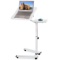 Tatkraft Like Portable Adjustable Folding Laptop Stand Table, Rolling Desk with Mouse Pad. $115 MSRP