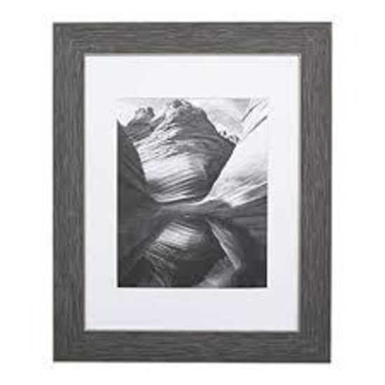 11x14 Picture Frame Barnwood Grey - Matted To 8x10 Frames By Ecohome. $28 MSRP