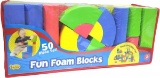 Fun Foam Blocks large size 50 Piece. $17 MSRP