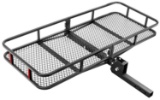 Leader Accessories Hitch Mount Rack Cargo Basket Folding Cargo Carrier Luggage Basket. $144 MSRP