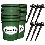 Tree I.V. Root Seeker 6-pk Natural Drain Commercial Grade Watering Systems. $91 MSRP