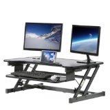 Standing Desk Riser Stand Up Laptop Table Compact Desktop Computer Workstation. $115 MSRP