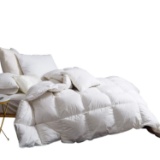 SNOWMAN White Goose Down Comforter CAL King Size 100% Cotton Shell Down Proof-Solid White. $207 MSRP