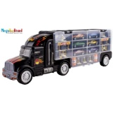 MegaToyBrand Transport Car Carrier Truck Toy with 6 Cars Inside, 28 slots & High. $36 MSRP