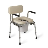 Medline Heavy Duty Padded Drop-Arm Commode by Medline. $100 MSRP