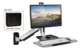Mount-It! Sit Stand Wall Mount Workstation & Stand Up Computer Station. $155 MSRP