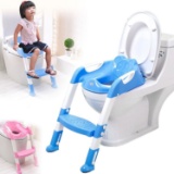 Babyhugs Baby Toddler Potty Training Toilet Ladder Seat Steps Assistant Potty. $25 MSRP
