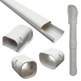DuctlessAire 3 in. x 7.5 ft. Cover Kit for Air Conditioner and Heat Pump Line Sets. $42 MSRP