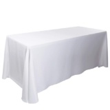 E-TEX 90 x 156-Inch Oblong Tablecloth, 100% Polyester Washable Table Cloth. $20 MSRP