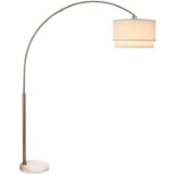 Brightech Mason LED Arc Floor Lamp with Marble Base. $140 MSRP