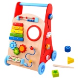Pidoko Kids Baby Walker Cart, Red - Toddler Push Toys for Boys and Girls 18 Months and up. $69 MSRP