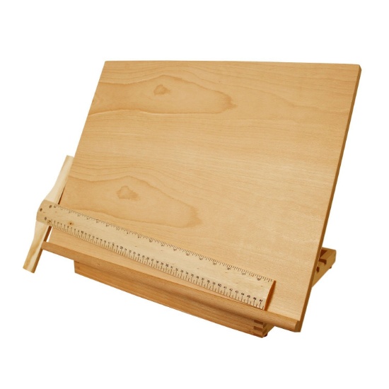 US Art Supply 5-Position Adjustable Wood Artist Drawing & Sketching Board. $40 MSRP