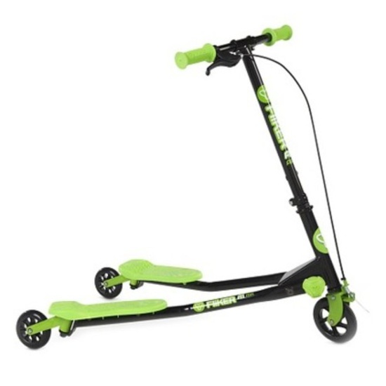 Yvolution Y Fliker1 Push Swing Scooter Winged Speeder Tri Wheel 3 Wheel Kick Scooter . $318 MSRP