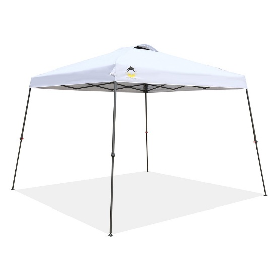CROWN SHADES Patented 11ft. x 11ft. Slant Leg One Push Up Clia Instant Folding Canopy. $131 MSRP