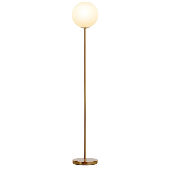 Brightech Luna - Frosted Glass Globe LED Floor Lamp. $51 MSRP