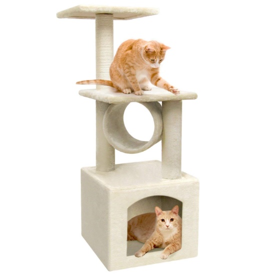 BEAU JARDIN Cat Tree Condo Furniture Scratcher-Cat Activity Tree. $57 MSRP
