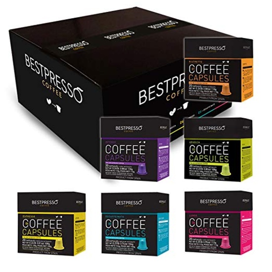 Bestpresso Coffee for Nespresso OriginalLine Machine 120 pods . $53 MSRP