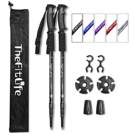 TheFitLife Nordic Walking Trekking Poles; ISILER Pop Up Soccer Goal, Portable Soccer Nets . $74 MSRP