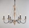 Saint Mossi Vintage Persian White Bronze Crystal Chandelier Lighting LED Ceiling  Fixture. $460 MSRP