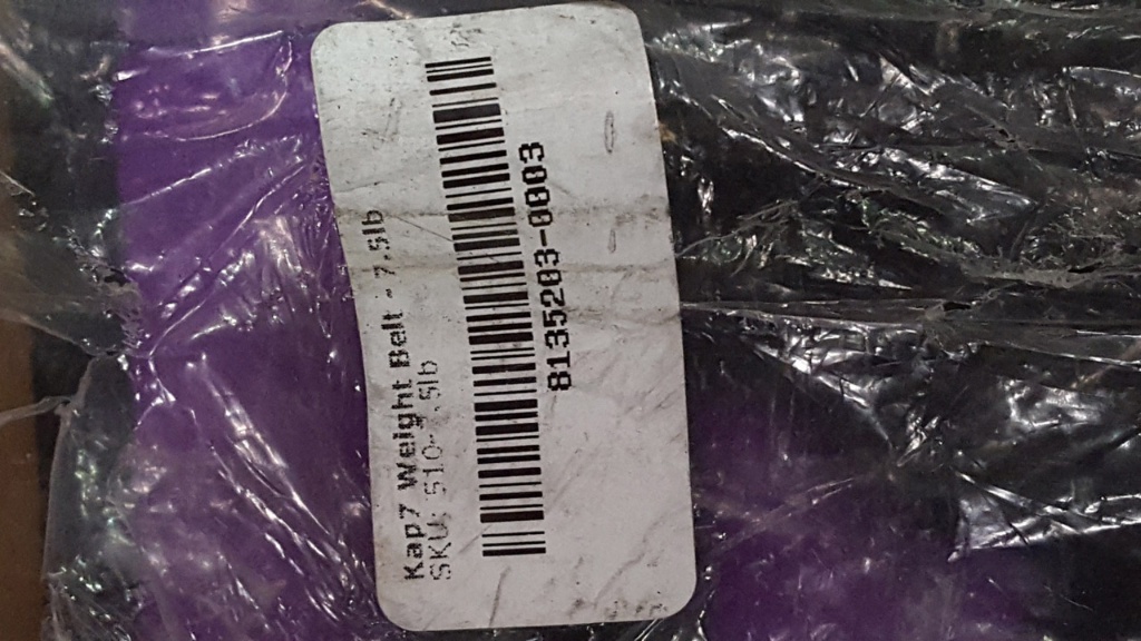 water polo weight belt