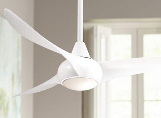 Minka-Aire Light Wave,  Ceiling Fan, White. $230 MSRP