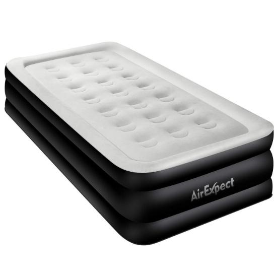AirExpect Upgraded Inflatable Mattress Blow up Elevated Raised Guest Bed . $80 MSRP