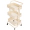 3 Tier Cart Metal Rolling Utility Cart with Handle. $58 MSRP