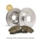 (Rear Kit)2 Zinc Plated Cross Drill & Slotted Disc Brake Rotors . $230 MSRP