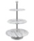 Godinger La Cucina 3 Tier Marble Server Cake Stand, 12.00L x 12.00W x 19.10H, Off-white. $65 MSRP