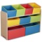 Delta Children Deluxe Multi-Bin Toy Organizer with Storage Bins , Natural/Primary. $42 MSRP