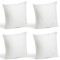Set of Four Throw Pillow Inserts. $30 MSRP