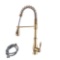 KES BRASS High Arc Pull Down Kitchen Faucet with Retractable Pull Out Wand, L6915BLF-PG. $178 MSRP