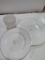 American Atelier Alanna Gold Rimmed Bone China 16 Piece Round Dinnerware Set. $69 MSRP