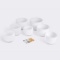 TOPFUND Singing Bowls Chakra Tuned Set of 7 Crystal Singing Bowls 8-12 inch. $724 MSRP