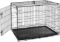 AmazonBasics Single Door & Double Door Folding Metal Dog Crate 30